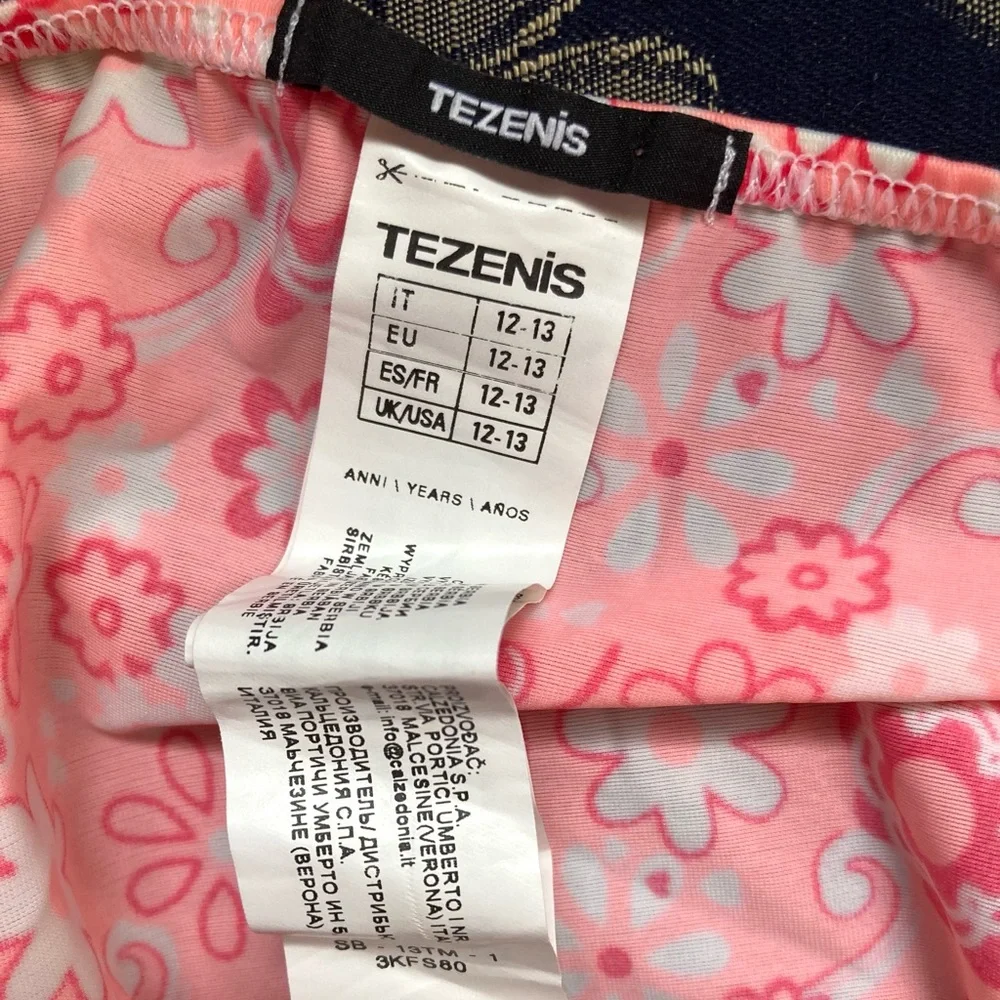 🌸Girls Floral Italian Tezenis Bathing Suit Bikini Bottom, size 12